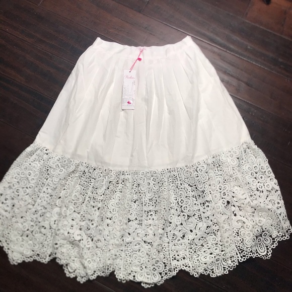 Parker Tesla Combo Lace Skirt - Picture 2 of 5